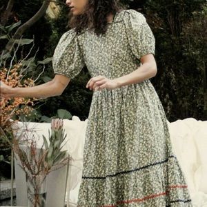 Doen Dune Dress in Pomme et Poire size XXS — NWT